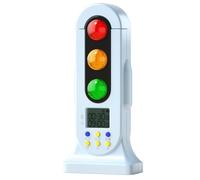 Hipzeepo Kitchen Game Countdown Timer Smart Traffic Light Visual Timer Audio Digital LCD Affichage pour les Enfants