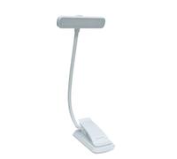 Hipzeepo Lampe de Lecture Rechargeable, Lampe de Livre à Clip, 24 LED, Lumière de Lecture au Lit la Nuit, 3 Températures de Couleur A