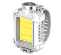 Hipzeepo Lampe Frontale LED Rechargeable pour Activités de Plein Air, Étanche IPX5, 3 Modes et SOS, Idéale pour Le Camping et Le Vélo, Blanche