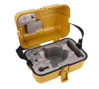 Hipzeepo Mallette pour Instruments de Nivellement, Mallette pour Équipement D'Arpentage, Boîte Jaune