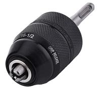 Hipzeepo Mandrin de PerçAge Sans Clé 2-13 MM avec Adaptateur de Tige SDS Plus, Outil de Conversion D'Adaptateur de Changement de Mandrin de Forage à Percussion 1/2-20UNF