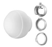 Hipzeepo Mise à Niveau de L'Éclairage de Photographie avec Le Kit de Diffuseur Universel ML-CD15 Dome Softbox pour Flash Speedlite de Caméra