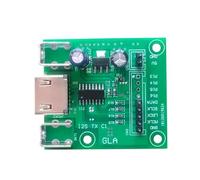 Hipzeepo Module de Conversion DSD-I2S Compatible avec la Transmission de Signal, Carte de Sortie DSD Over IIS.