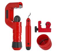 Hipzeepo Outil de Déburrication, Coupeur de Tuyaux en Cuivre, 1/4 "à 2" OD, Mini-Tube de Tube, 1/8 "à 7/8", de Couteau à Tubes Robustes à 4 Pièces
