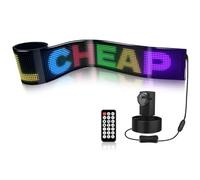 Hipzeepo Panneau D'Affichage LED Programmable 16LEDx192LED pour Camion/Voiture, Panneau Flexible D'Animation Auto LED, Panneau Pixel.