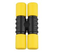 Hipzeepo Percussion Hand Portable Twist Shaker Double Row Shaker Drummers Accompagment Rhythm Toy Band pour Studio, pour le Groupe Jaune
