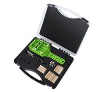 Hipzeepo Perforateur Droit pour le Travail Du Bois Localisateur de Trous de Connexion de Planches de Bois Portatifs Guide de Perçage Localisateur Outils de Travail Du Bois