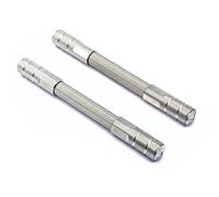 Hipzeepo Pince à Épiler à Double Extrémité en Acier Inoxydable, Outil de Maintien D'Étau, Mâchoires Réglables 0,8/1,3/2,4/2,8 mm pour la Réparation de Montres