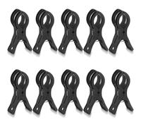 Hipzeepo Pinces à Ressort en Plastique Transparent pour Toile de Fond, 3,5 Pouces, Robustes, 10 Pièces, pour Arche de Ballons, Clips pour Kit D'Arche de Ballons A