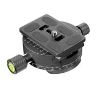 Hipzeepo Plaque de Fixation à Dégagement Rotative Panoramique 360° Universelle pour Trépied, Tête de Trépied pour Appareil Photo DSLR.