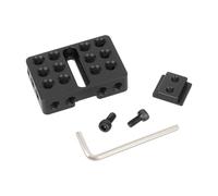 Hipzeepo Plaque de Fromage à Monter sur Chaussure, Bras D'Extension, Mini Plaque pour Moniteurs, Lumières, Poignées sur Caméra à Chaussure Froide.