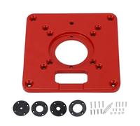 Hipzeepo Plaque D'Insertion en Aluminium pour Défonceuse, Conçue pour Table de Défonceuse, pour Accessoires de Travail Du Bois.