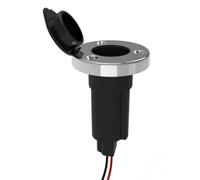 Hipzeepo Plug-in Navigation Light for Boat Yacht Stern Garning Link Link Pobit Base Straight Base Plastic Indexless Steel