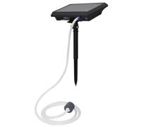 Hipzeepo Pompe à Air Solaire pour la Pêche en Extérieur, Ventilateur Multifonction pour Étang à Poissons, Aquarium, Chargement USB, Outil à Oxygène Rotatif pour Poissons.