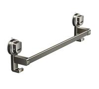 Hipzeepo Porte-Serviettes à Ventouse pour Salle de Bain, Gris, sans Perforation, Porte-Serviettes à Double Poteau, Support de Rangement Mural
