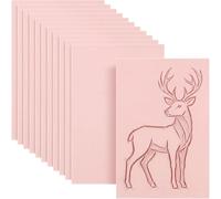 Hipzeepo Pour la Gravure sur Linoleum, 12 Pièces de Blocs en Caoutchouc de 4" X 6" - Kit de Sculpture de Tampons Idéal pour L'Impression en Linogravure, DIY.