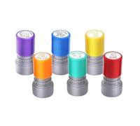 Hipzeepo Pour la Notation des Enseignants en Classe, 6 Tampons Encreurs Colorés Représentant des Animaux pour les Comportements des Enseignants en Classe