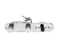 Hipzeepo Pour TL Guitar Guitar Compatible Guitar Control Board - Pré-Câble, Interrupteur à 3 Voies, Arbre de Cuivre 250k Potentiomètre