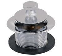 Hipzeepo Remplacement pour Le Kit D'Assemblage de Drain de Baignoire, Design Lift-N-Turn, 1-1/2 Po Filetage Grossier, Corps en Zinc Chromé.