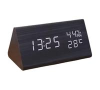 Hipzeepo Réveil Intelligent pour Les Chambres Horloge Intelligente Réveil D'Alarme Numérique pour Les Chambres Noires