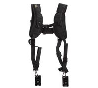 Hipzeepo Sangle de Caméra à Ajustement, Ceinture Portable, Sangle D'Épaule, Support de Caméra pour Deux Appareils Photo Numériques DSLR, Ensemble D'Accessoires.