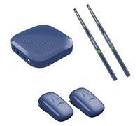 Hipzeepo Set de Pédales de de Batterie Virtuelle Électronique Professionnelles, Portable