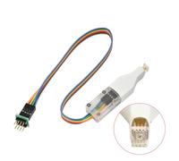 Hipzeepo Sonde de Téléchargement, de Gravure et D'Écriture de Puce SOP8/WSON8/QDFN8, Sonde de Puce Flash EEPROM, Programmateur de Puce, Espacement des Câbles : 6,5