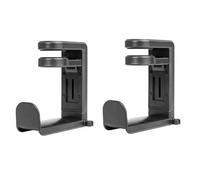 Hipzeepo Support de Casque Suspendu, Clip de Table Rotatif à 360 Degrés, 2 Pièces, Rangement Divers sans Perçage.