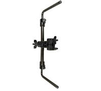 Hipzeepo Support de Fixation pour Cloche Double, Accessoire de Batterie pour Instrument de Percussion, Pince pour Cloche A