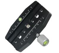 Hipzeepo Support de Tête de Balle à Trépied avec 50 mm / 70 mm / 90 mm / 110 mm Berceau de Libération en Aluminium pour Le Monopode de la Caméra Standard ARCA-