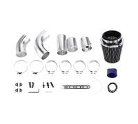 Hipzeepo Système D'Admission D'Air Froid Universel pour Voiture, Tube D'Admission de 76 Mm, Kit de Filtre à Air Froid Direct Turbo, Installation en Fibre de