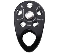 Hipzeepo Système de Levage de Secours pour Escalade, Poulie Micro Mobile 22KN, Poulie Mobile Simple en Forme de Joue pour Corde Maximale de 12 Mm.