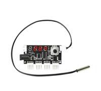 Hipzeepo Système de Refroidissement à Contrôle de Température Intelligent DC 5-24V 5A avec Affichage de Contrôle de Vitesse de Ventilateur PWM à Quatre Voies.