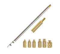 Hipzeepo T12 Pointe de Fer à Souder Insert de Chaleur pour Écrous Encastrés à Fusion Chaude Kit D'Insertion D'Écrous M2-M6 Adaptateurs D'Indenteur Pointe de Soudure