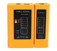 Hipzeepo Testeur de Câble RéSeau Outil de Test RJ45 RJ11 RJ12 CAT5 CAT6 UTP Testeur de Câble Ethernet de Fil LAN USB (Batterie Non Incluse)