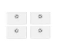 Hipzeepo Veilleuse LED Intelligente avec Détecteur de Mouvement Rechargeable, Protection des Yeux, Lampe de Chevet pour Chambre à Coucher, Couloir, Armoire, Éclairage 4 Pièces
