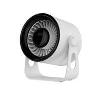 Hipzeepo Ventilateur Ultra Silencieux de Petite Taille, 100 Options de Vitesse Infinie, Branchement - Circulation d'air Efficace pour Bureau ou Mur, Blanc