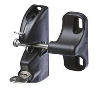 Hipzeepo Verrou de Portail Automatique à Verrouillage Clé Compatible, à Double Face pour Portails en Bois et en Métal, Sécurité de Clôture pour la Protection des Enfants et des Animaux de Compagnie.