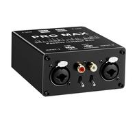 Hipzeepo XLR 6.5 Isolateur Audio à 2 Voies, Éliminateur de Courant, Isolation Audio Isolation Live Broadcast Mixer Microphone Filtre de Terre Commune