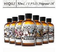 HIQILI Nouvelle huile parfumée de 30 ml / 1 fl. oz, linge frais, café, chocolat, pastèque, lilas, musc blanc, fraise, ambre. Huile parfumée pour la fabrication de parfums, bougies parfumées, savons ma