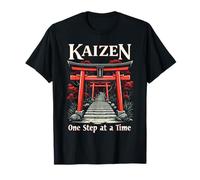 Hiragana Katakana Kaizen Méthode Kaizen Citation Kai Zen T-Shirt