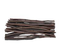 Hiraith 30pcs Naturellement Fruits Bois Mâcher Bâtons pour Lapins et Petits Animaux de Compagnie, Jouets à Mâcher de santé pour Lapin, Cochon d'Inde, Hamster et Chinchilla, pour Soins