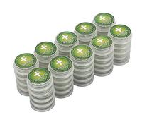 Hiraith 5 Pièces de Lingettes Nettoyantes pour les Mains de Type Presse, Lingette Jetable Sèche et Humide Emballée Individuellement, Hypoallergénique, Conception Portable pour les