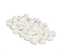 Hiraith 50pcs Naturellement de Ver à Soie Cocoon pour le Nettoyage du Visage Profond - Retonnement de Point Noir Professionnel et Exfoliant Doux, Riche en Fibroïne de Soie pour