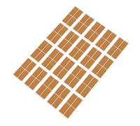 Hiraith 80 PCS Stickers D'étiquette en Bois en Liège 30x60 Mm, étiquette D'auto-Adhérence à L'épreuve de L'eau et de L'huile, une Forte Adhérence pour le Verre/Métal/Plastique,