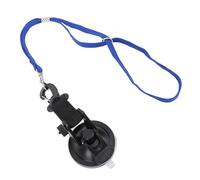 Hiraith Attache de Bain Réglable pour Chien, Ventouse Forte, Corde de sécurité pour Animaux de Compagnie pour Un Toilettage sans Dégâts, Pratique pour Les Propriétaires d'animaux ABS, Nylon (Petite