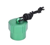 Hiraith Bouchon Anti-poussière pour Détendeur DIN en Alliage D'aluminium - Protection de Valve de Bouteille Filetée de étage, Conception Anti-Fuite avec Corde de sécurité,