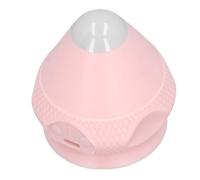 Hiraith Boule de Massage Vibrante Chauffante Montable pour la Relaxation des Tissus Profonds du Cou, pour le Soulagement des Maux de Dos, Matériau PC en Silicone (Rose)