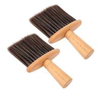 Hiraith Brosse Plumeau Professionnelle Confortable pour Salon de Coiffure, 2 Pièces, Plumeau pour le Cou, Outils Utilitaires pour Coupe de Cheveux