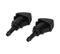 Hiraith Buse de Lave-glace de Voiture Performance électrique Efficace pour une visibilité Claire Convient à une Utilisation Automobile 2 X Buse de Pulvérisation de Pare-brise